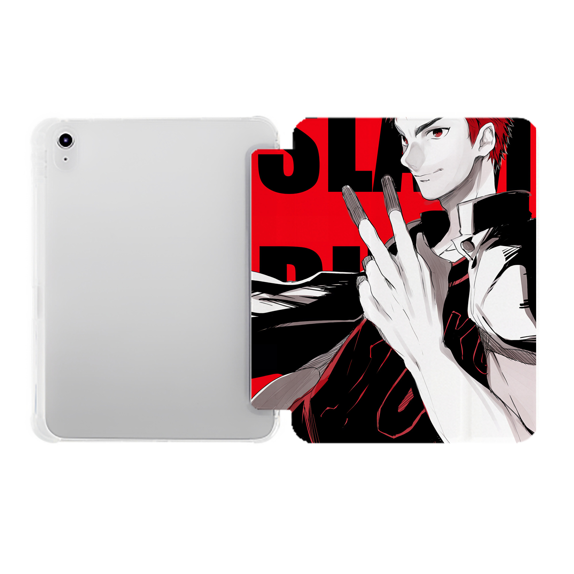 （画像用） SLAM DUNK／スラムダンク IPad ケース ペン収納付き 三つ折りスタンド PUレザー×シリコン 対応機種9.5/10.5/10.9インチ
